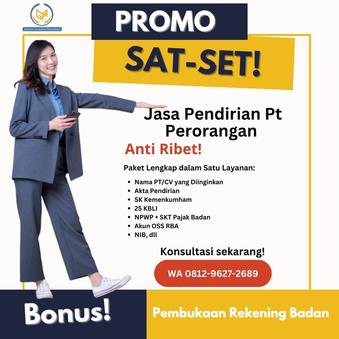 <p>Jasa Pendirian Pt Perorangan</p>